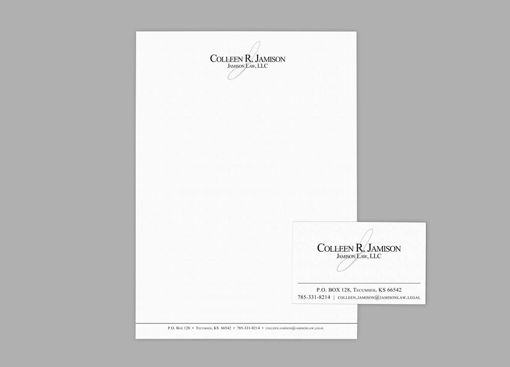 letterhead and business card branding