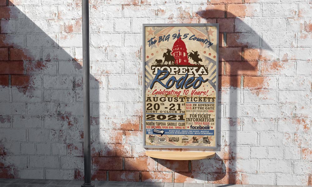 local rodeo poster design